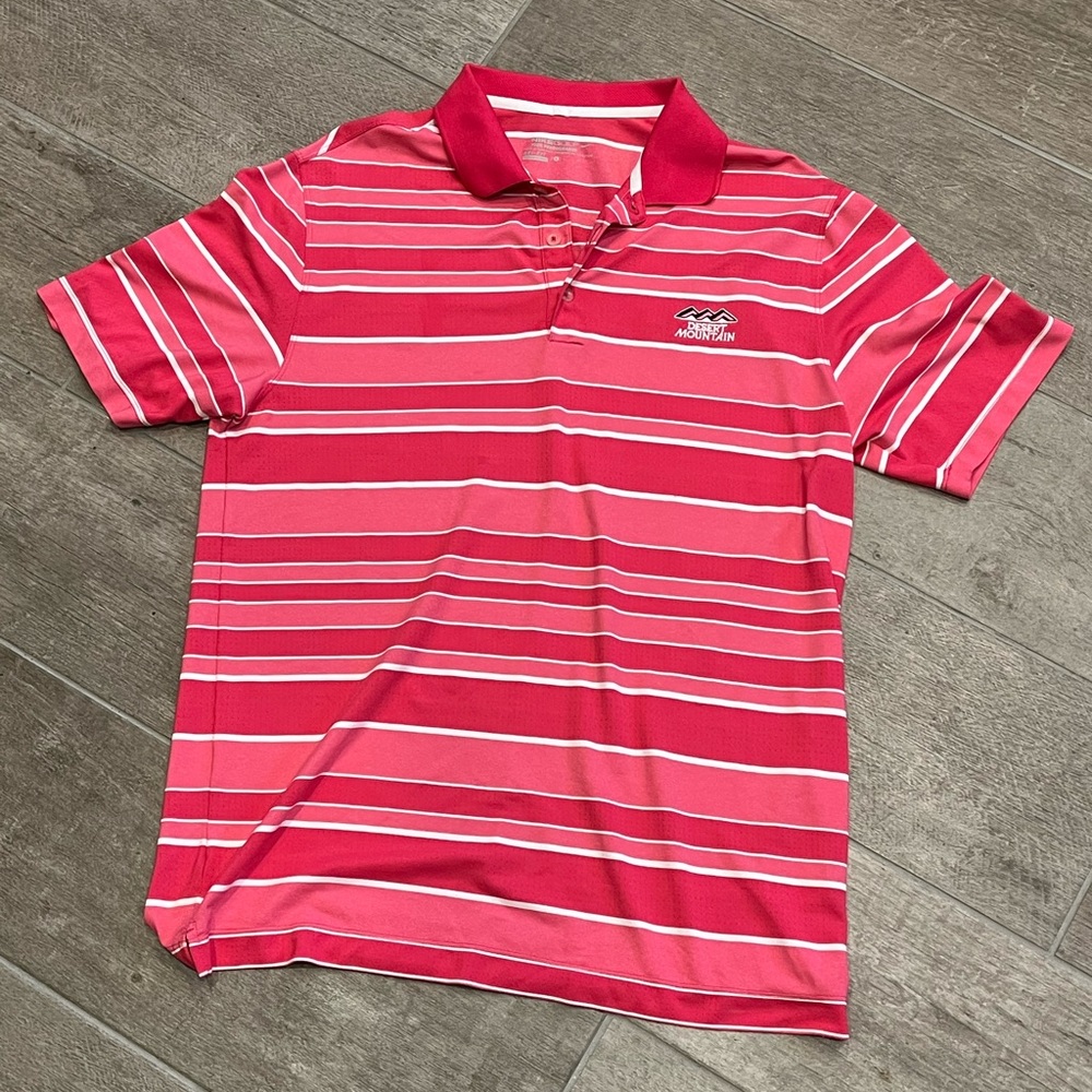 Nike Golf Shirt Large Pink